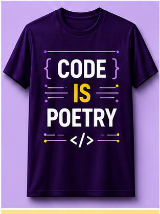 { Code Is Poetry } Tee