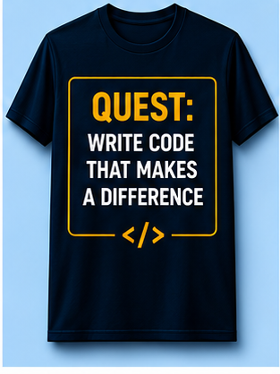 Quest: Write Code That Matters Tee